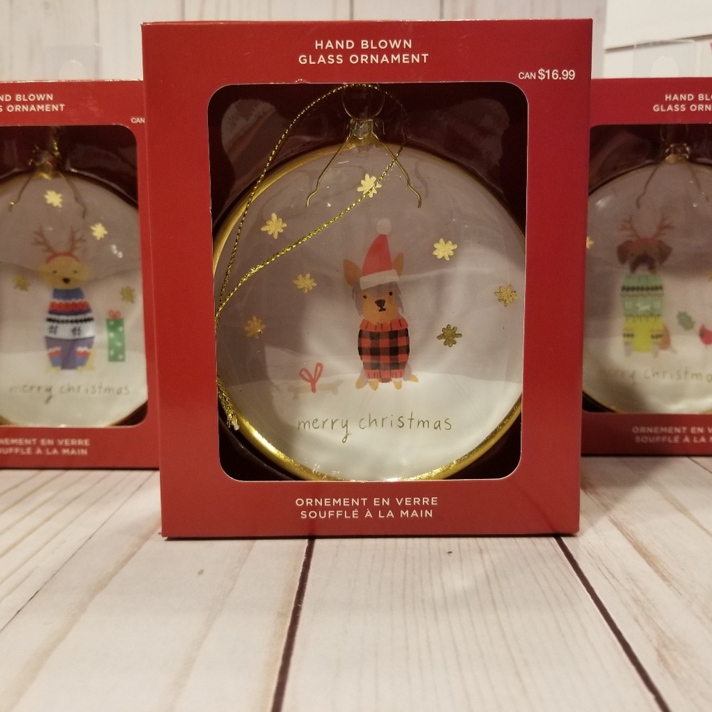 Adorable Dog Holiday Ornaments! Choose your pup!